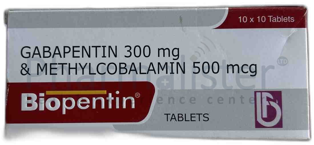 GABAPENTIN 300 mg & METHYCOBALAMIN 500 mcg - BIOPENTIN TABLETS
