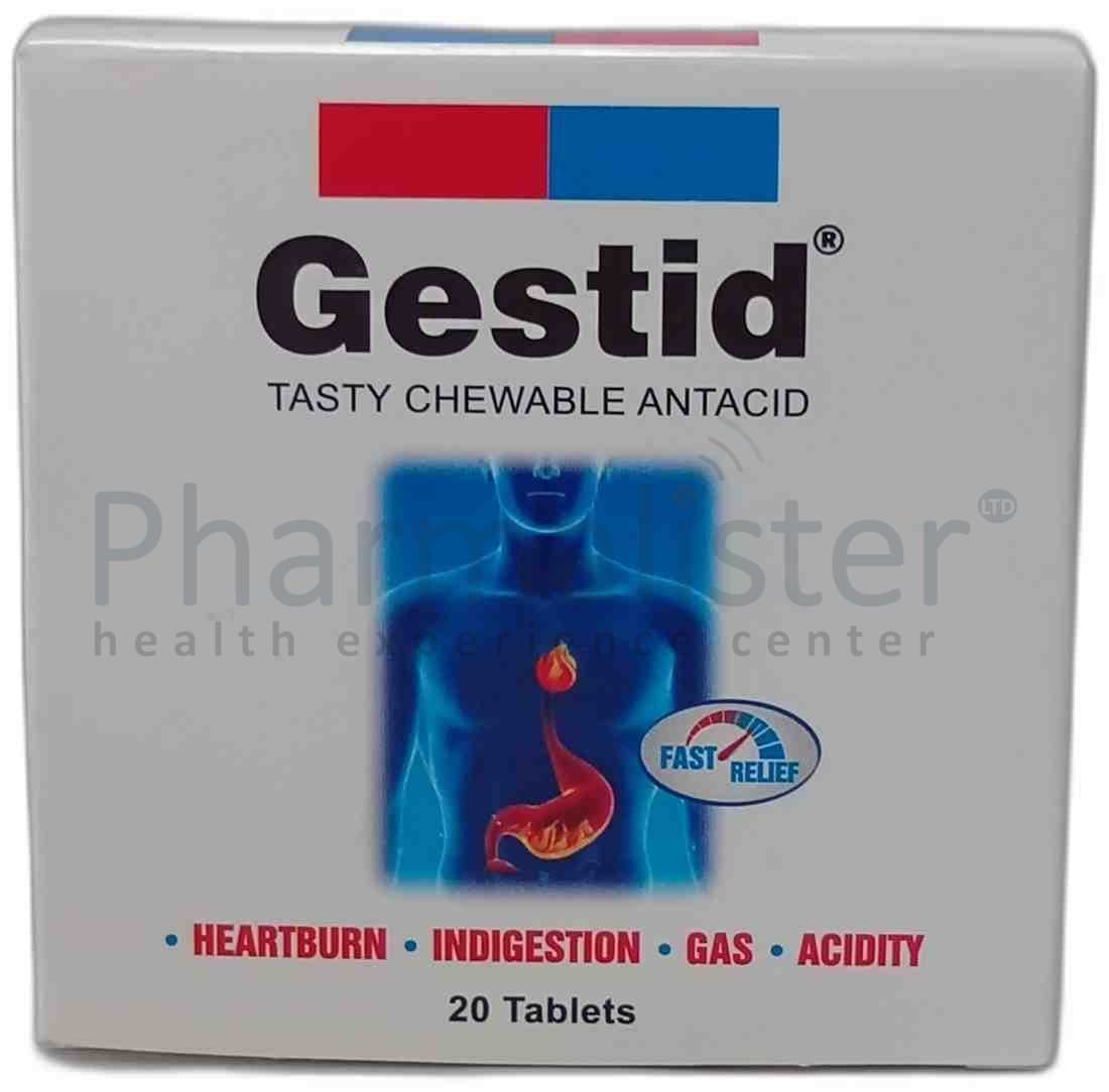 Gestid Tablets - Tasty Chewable Antacid