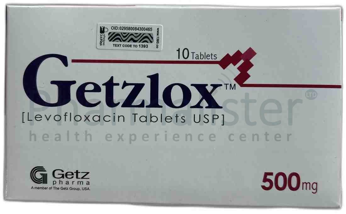 GETZLOX - LEVOFLOXACIN TABLETS USP 500mg