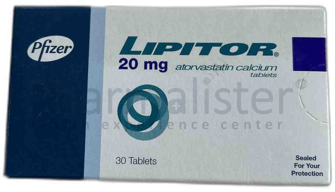 Lipitor 20mg - 1 Pack - Atorvastatin Calcium