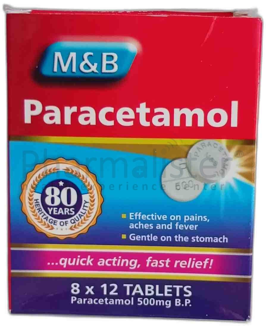 M & B Paracetamol 500mg Tablet - 96 Tablets