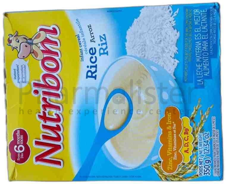 Nutribom Infant Cereal - 350g - Rice Arroz Riz