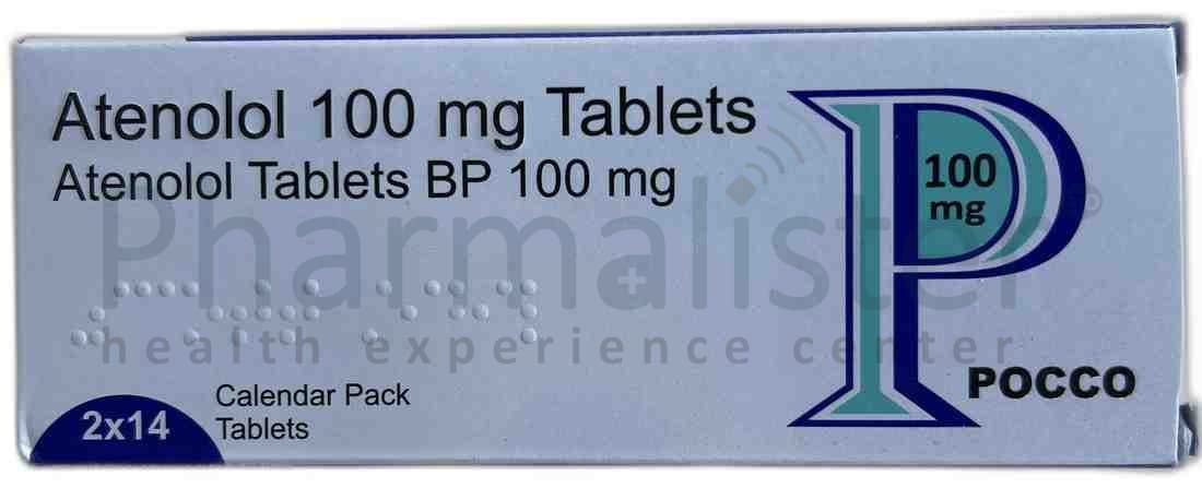 Pocco Atenolol tablets BP 100mg